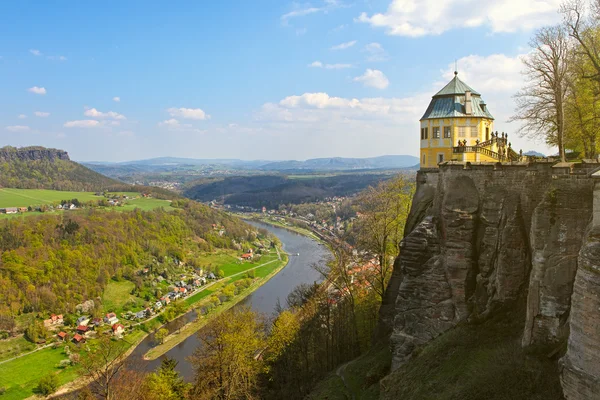 Fortaleza de koenigstein — Fotografia de Stock