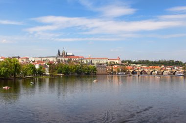 Nehri vltava Prag Kalesi
