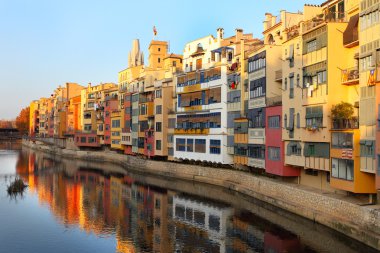 Landscape from Girona, Spain clipart