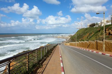 Netanya sahil şeridi