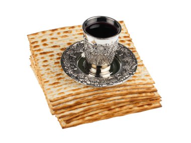 Matzo Birliği kadeh şarap ile 