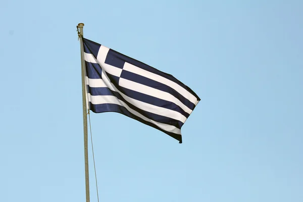 Hellas-flagg – stockfoto