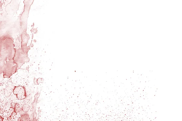 Белый фон с брызгами крови — стоковое фото