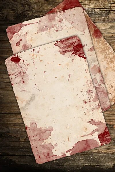 Bloo で覆われている古紙 — ストック写真