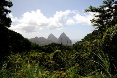 Piton dağlar, St. Lucia