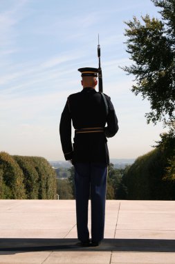 Meçhul asker Türbesi, hazırolda görevlisi onur