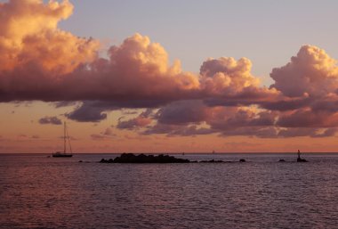 Gece, gemici zevk gök