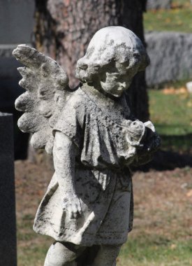 San eski melek çocuk üzerinde bir