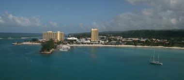 Renkli bina Rıhtımlar üzerinde Karayip ada Curacao doğum