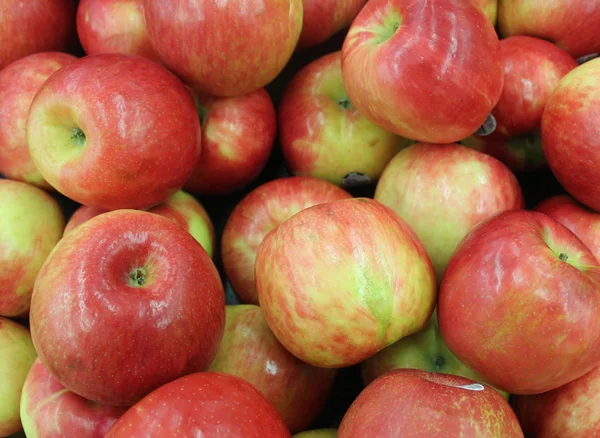 Fuji Apples on a supermarket display