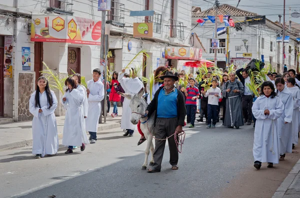 Palmsonntag in Sucre, Bolivien — Stockfoto