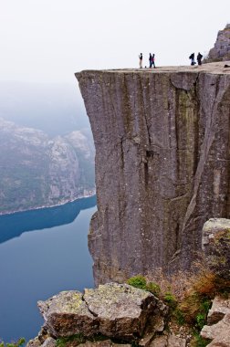 Preikestolen Dağları manzaraları