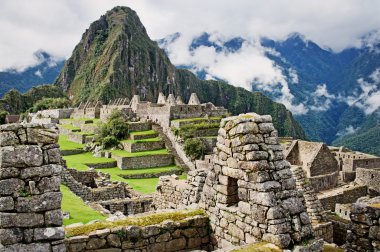 Machu Picchu in Peru clipart