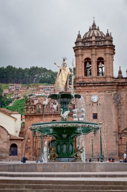 Cusco Inca çeşme