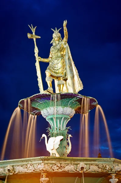 Fontaine d'inca à Cusco — Photo