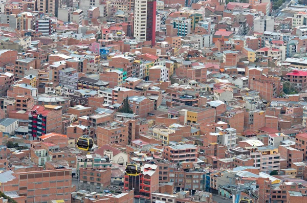 Cityscape de La Paz, Bolívia — Fotografia de Stock