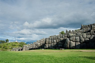 Inca ruins in Cusco, Peru clipart