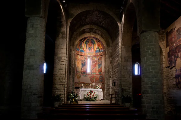 Binnenkerk van Santa Maria de Taull, Spanje — Stockfoto