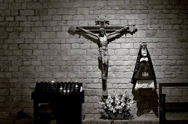 西班牙圣玛丽亚德陶尔室内教堂 — 图库照片