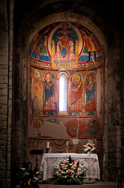 Interior church of Santa Maria de Taull, Spain — Stock Photo, Image