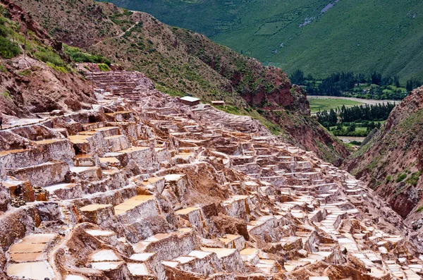 Estanques de sal, Maras, Cuzco, Perú — Foto de Stock