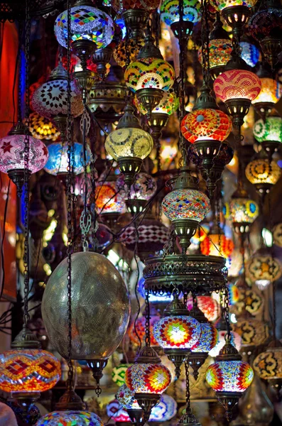 Lampade tradizionali al Grand Bazaar — Foto Stock