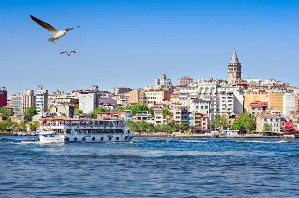 Cityscape with Galata Tower — Stock Photo, Image