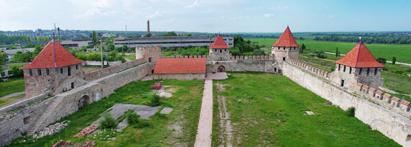 Old fortress on the river Dniester