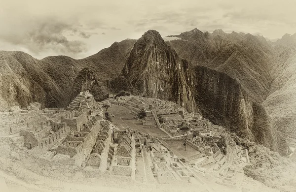 Machu Picchu v Peru. — Stock fotografie