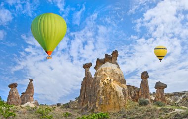 Kapadokya 'da sıcak hava balonları