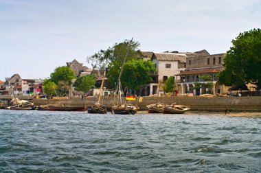 Lamu şehrin görünümü 