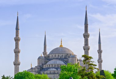 İstanbul 'da Sultan Ahmet Camii 
