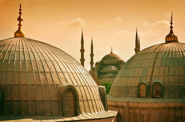 İstanbul 'da Sultan Ahmet Camii 