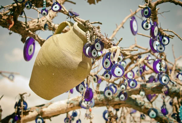 Kwade ogen, in Cappadocië, Turkije — Stockfoto