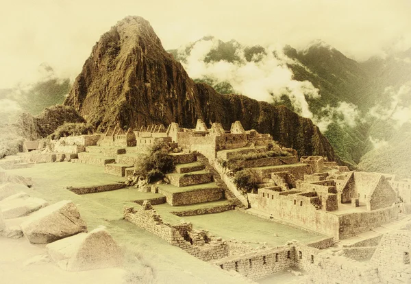 Machu Picchu no Peru. — Fotografia de Stock