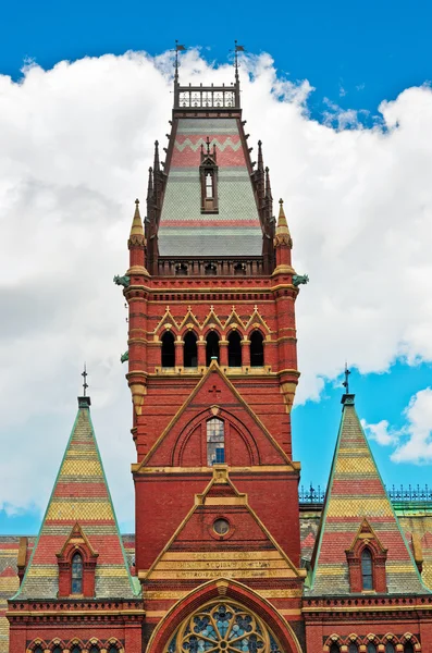 Memorial Hall na Universidade de Harvard de Cambridge . — Fotografia de Stock