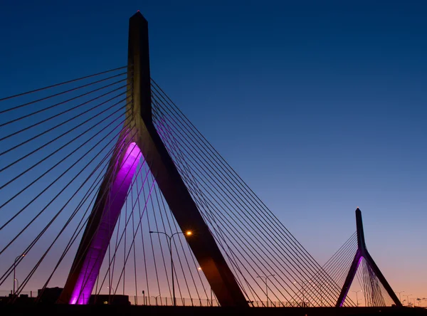 Zakim bunkier w Boston, Massachusetts — Zdjęcie stockowe