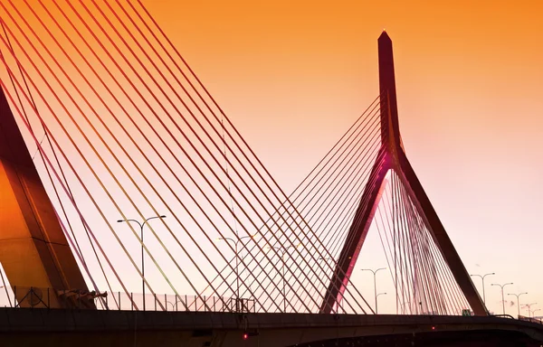 Zakim bunkier w Boston, Massachusetts — Zdjęcie stockowe