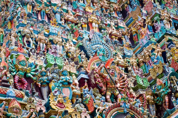 Meenakshi tempel in madurai, indien — Stockfoto