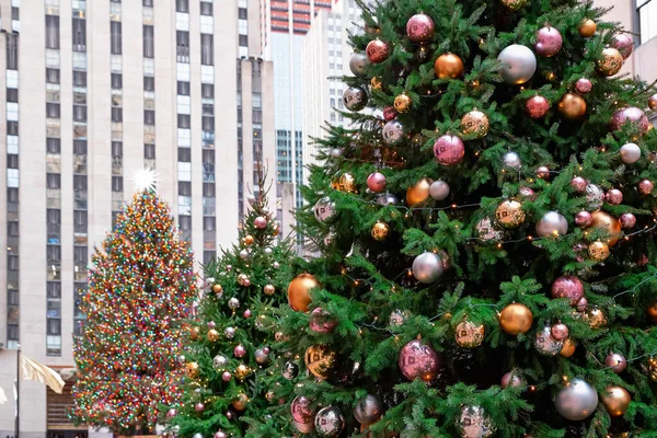 Árbol Navidad Rockefeller Center Nueva York — Foto de Stock
