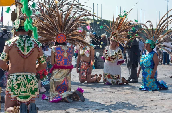 Mexico Stad Mexico December 2016 Viering Van Dag Van Maagd — Stockfoto