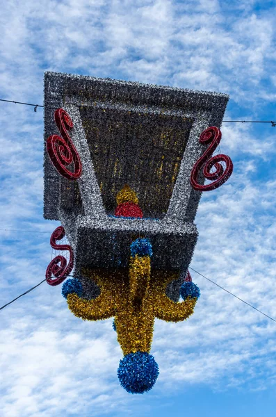 Decoraciones Navidad Ciudad México — Foto de Stock