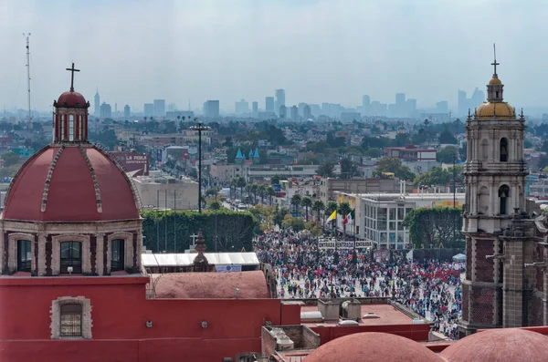 Oude Basiliek Van Onze Lieve Vrouw Van Guadalupe Mexico Stad — Stockfoto