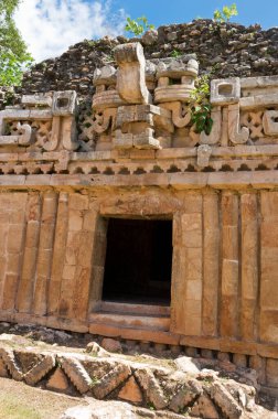 Labna, Kolombiya öncesi Maya medeniyetinin Mezoamerikan arkeolojik alanı ve törensel merkezi, Yucatan Yarımadası, Meksika. UNESCO Dünya Mirası Alanı