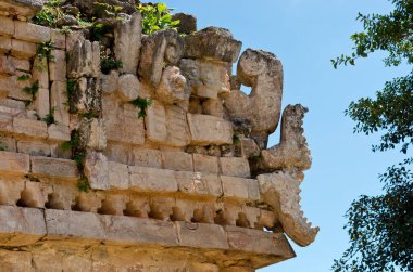 Labna, Kolombiya öncesi Maya medeniyetinin Mezoamerikan arkeolojik alanı ve törensel merkezi, Yucatan Yarımadası, Meksika. UNESCO Dünya Mirası Alanı