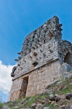 Labna, Kolombiya öncesi Maya medeniyetinin Mezoamerikan arkeolojik alanı ve törensel merkezi, Yucatan Yarımadası, Meksika. UNESCO Dünya Mirası Alanı