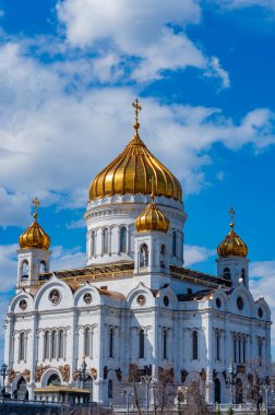 Moskova, Rusya 'daki Kurtarıcı İsa Katedrali.