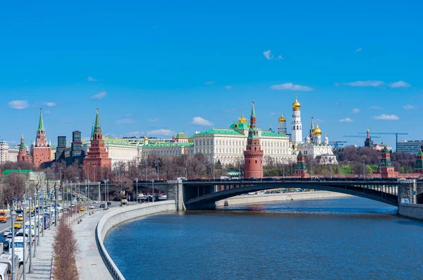 Vista Moscow Kremlin Rússia — Fotografia de Stock