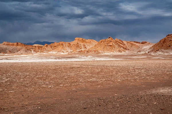 Valle Luna Atacama Sivatagban Chilében — Stock Fotó