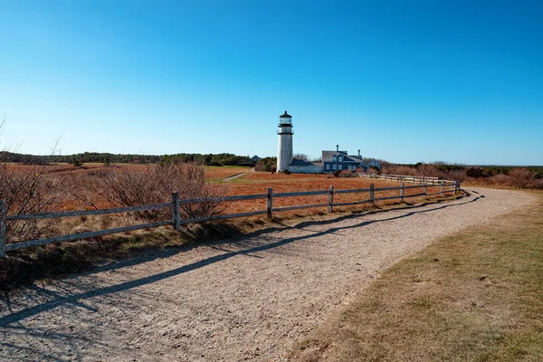 Highland Light Faro Attivo Sul Cape Cod National Seashore North — Foto Stock